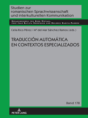 cover image of Traducción automática en contextos especializados